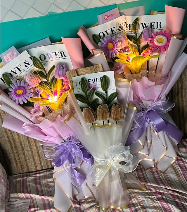 Romantic bouquet arrangement